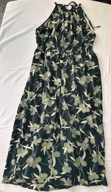 Chelsea28 Dresses & Skirts - Chelsea28 Nordstrom Womens Green Floral Dress, Size XXL 18 (16W)